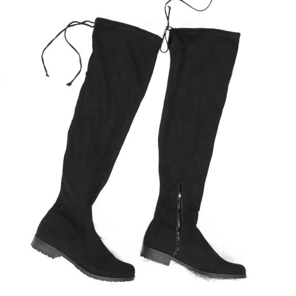unisa black fabric boots